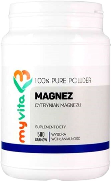 Magnez Proness MyVita Cytrynian magnezu 500 g (5905279123991) - obraz 1