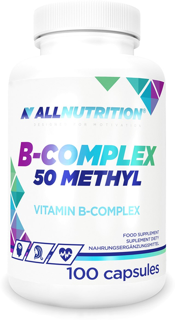 Kompleks witamin SFD Allnutrition B-Complex 50 Methyl 100 caps (5902837744841) - obraz 1