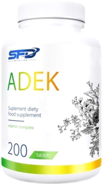 Вітамінний комплекс SFD Adek 200 таблеток (5902837736693) - зображення 1