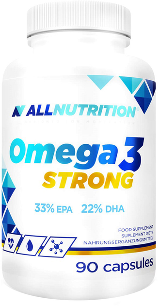 Kwasy tłuszczowe SFD Omega 3 Strong 330 EPA + DHA 220 90 caps (5902837733180) - obraz 2