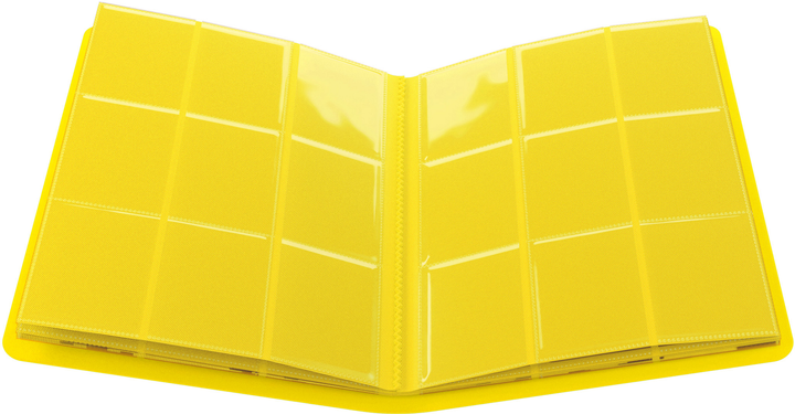 Альбом для карток Gamegenic Casual Album 18 кишень із застібкою на гумці Yellow (4251715404416) - зображення 5
