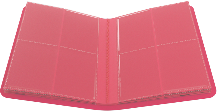 Album na karty Gamegenic Casual Album 8-Pocket zamykany na gumkę Pink (4251715404614) - obraz 5