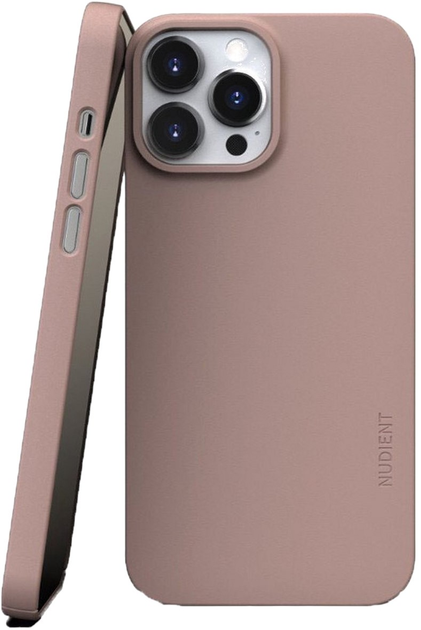 Etui plecki Nudient Thin Case V3 MagSafe do Apple iPhone 13 Pro Max Dusty Pink (7350116854091) - obraz 1