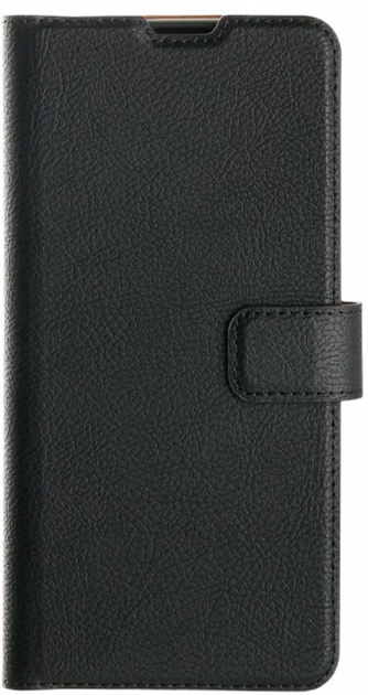 Etui z klapką Xqisit Slim Wallet do Samsung Galaxy A22 4G Black (4029948205496) - obraz 1