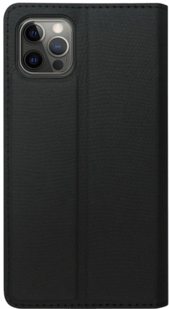 Etui z klapką Xqisit Slim Wallet do Apple iPhone 12/12 Pro Black (4029948098586) - obraz 1