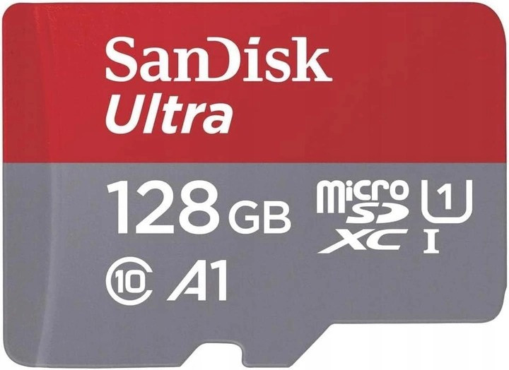 Карта памяти microSDXC SanDisk Ultra 128Gb class 10 A1 (140Mb/s) SDSQUAB-128G-GN6IA - изображение 1