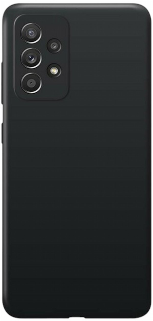 Etui plecki Xqisit Silicone Case do Samsung Galaxy A33 5G Black (4029948220758) - obraz 1