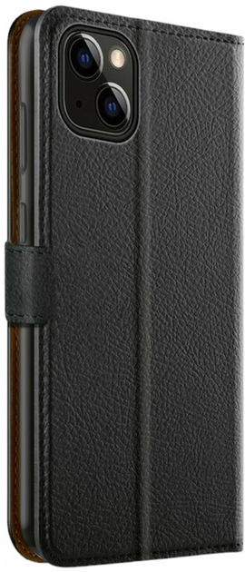 Чохол-книжка Xqisit Slim Wallet Selection для Apple iPhone 14 Plus Black (4029948219615) - зображення 2