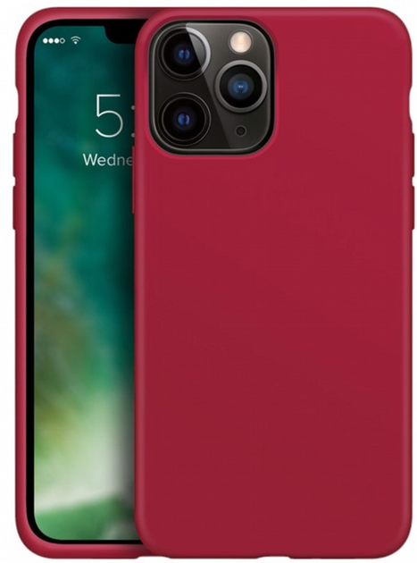 Etui plecki Xqisit Silicone Case do Apple iPhone 13 Pro Red (4029948205915) - obraz 1