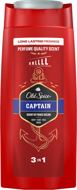 Акція на Гель для душу + шампунь Old Spice 3-в-1 Captain 675 мл від Rozetka