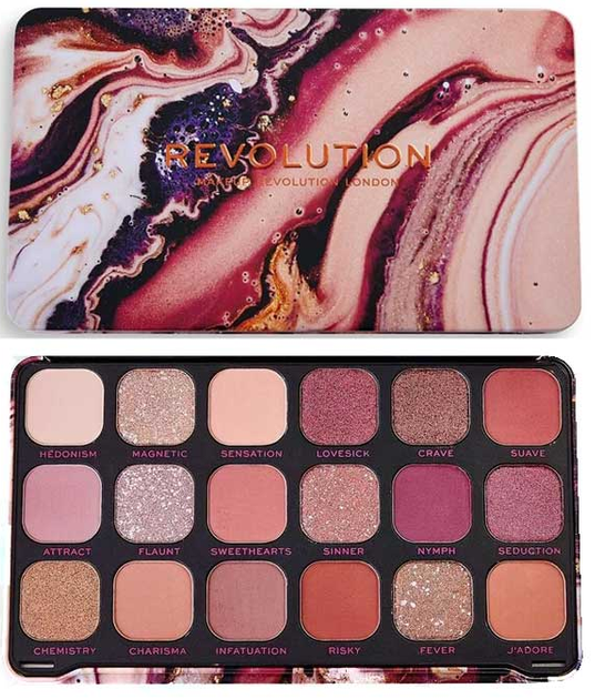 Paleta cieni do powiek Makeup Revolution Forever Flawless Eyeshadow Palette Allure 19.8 g (5057566165686) - obraz 1