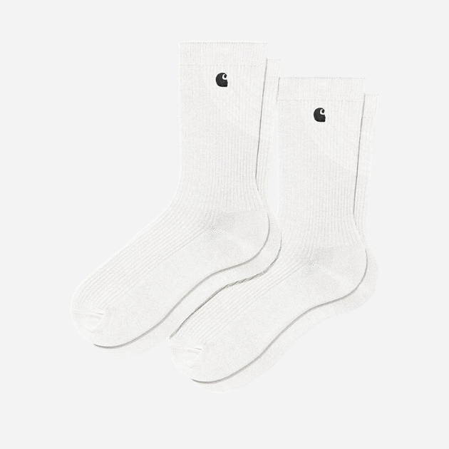 Набір чоловічих шкарпеток бавовняних 2 пари Carhartt WIP Madison I030923-1A6XX One Size Білий (4064958397342) - зображення 1