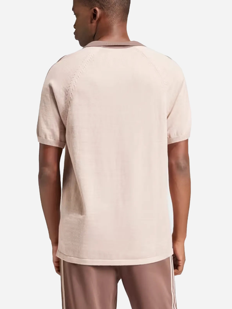 Koszula męska bawełniana Adidas Premium Knitted IS1414 L Beżowa (4066757906350) - obraz 2