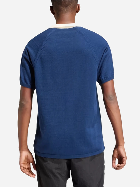 Сорочка бавовняна літня чоловіча Adidas Premium Knitted IU0223 XL Синя (4066757906473) - зображення 2