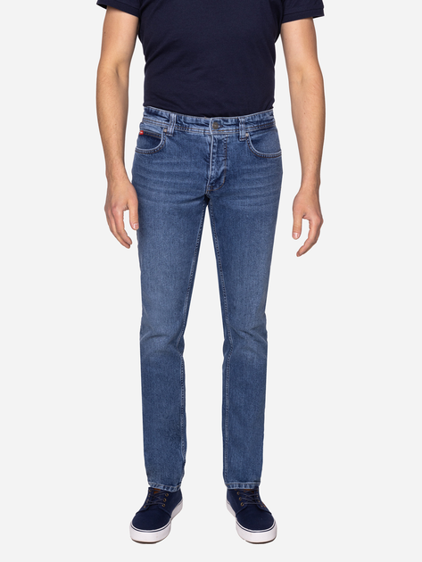 Jeansy slim fit męskie Lee Cooper LC7110-650 31-32 Niebieskie (5904347399672) - obraz 1