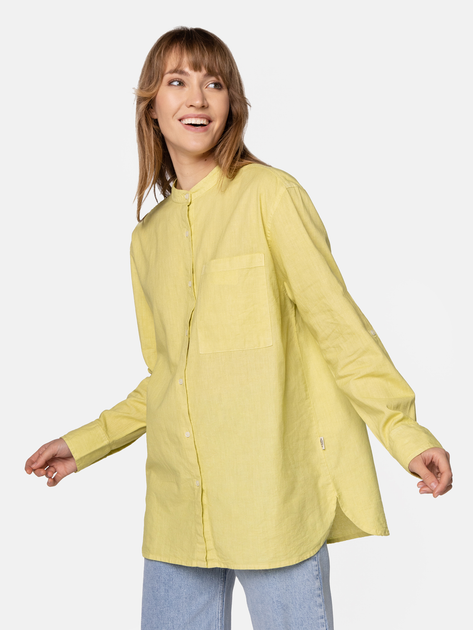 Koszula damska bawełniana Lee Cooper LISA M Żółta (5904347392796) - obraz 1
