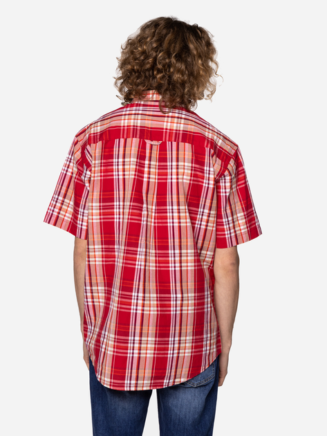Koszula męska bawełniana Lee Cooper NEW TENBY2-LK16 L Czerwona (5904347390556) - obraz 2
