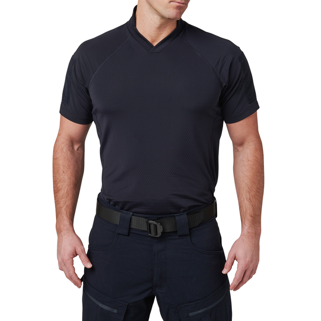 Футболка тактична потовідвідна 5.11 Tactical V.XI Sigurd S/S Shirt Dark Navy 2XL (41288-724) - изображение 1