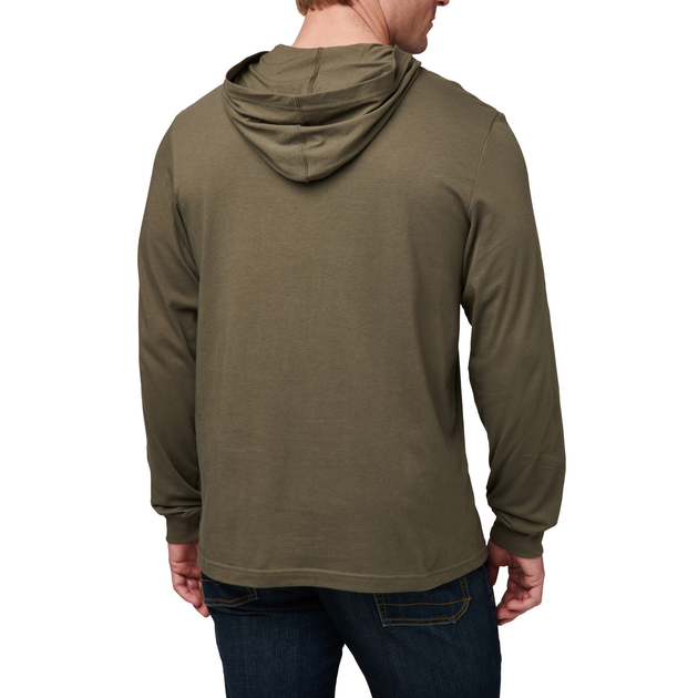 Реглан з капюшоном 5.11 Tactical Hooded Long Sleeve RANGER GREEN M (76165-186) - изображение 2