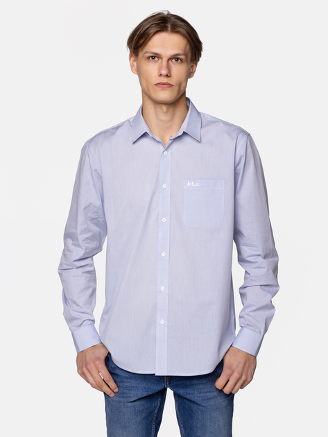 Koszula męska bawełniana Lee Cooper VITO-1017 2XL Błękitna (5904347391010) - obraz 1