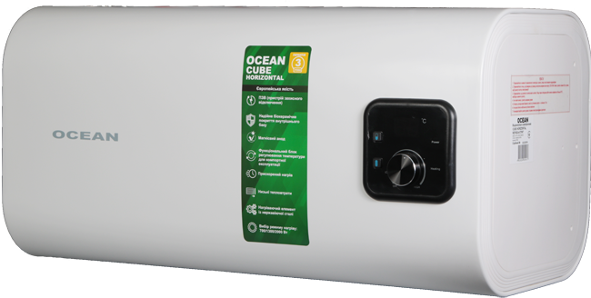 Бойлер Ocean CUBE-Horizontal RZF50D-4 ET+WT 50л – фото, отзывы