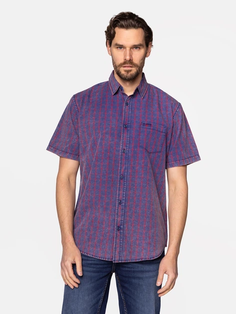 Сорочка бавовняна чоловіча Lee Cooper WILL2-9115 XL Темно-синя (5904347389970) - зображення 3