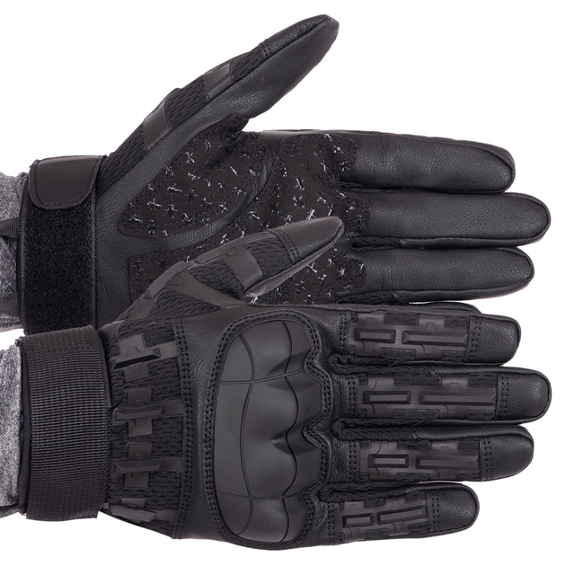 Перчатки тактические с закрытыми пальцами Military Rangers BC-9879 L Черный - изображение 1