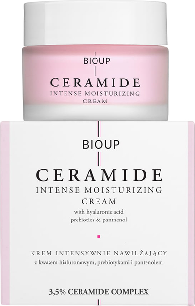 Krem do twarzy BioUp Ceramide Intense Moinsturizing Cream intensywnie nawilzający 50 ml (5907642731840) - obraz 1
