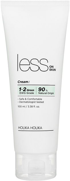 Krem do twarzy Holika Holika Less on Skin Cream nawilżający 100 ml (8806334374358) - obraz 1
