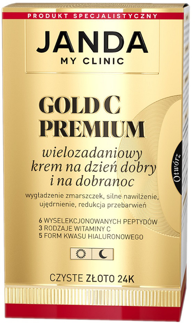 Krem do twarzy Janda Gold C Premium wielozadaniowy 50 ml (5905159910833) - obraz 1