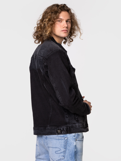 Куртка джинсова чоловіча Lee Cooper MAURO-1223 M Чорна (5904347386351) - зображення 2