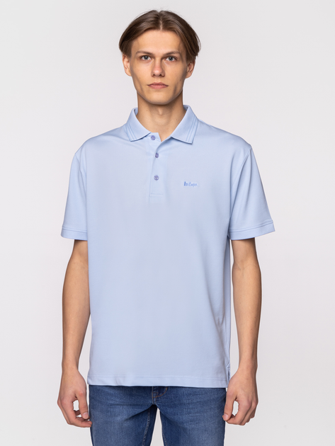 Koszulka polo męska Lee Cooper AMARON-4154 M Błękitna (5904347393380) - obraz 1