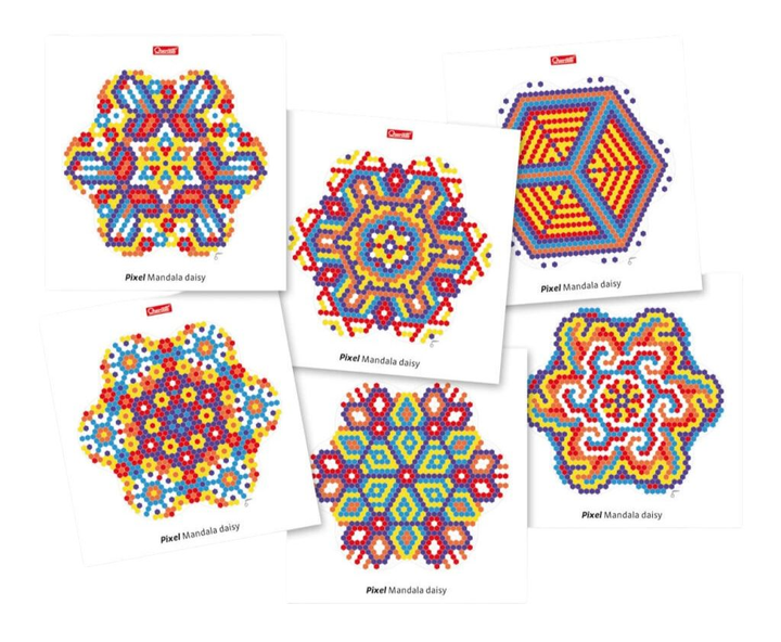 Mozaika Quercetti Pixel Daisy Mandala 1200 elementów (8007905021019) - obraz 4