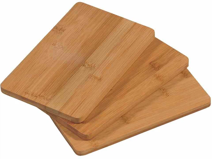 Zestaw desek do krojenia Kesper 22 x 14 x 1 cm 3 szt (4000270580031) - obraz 3