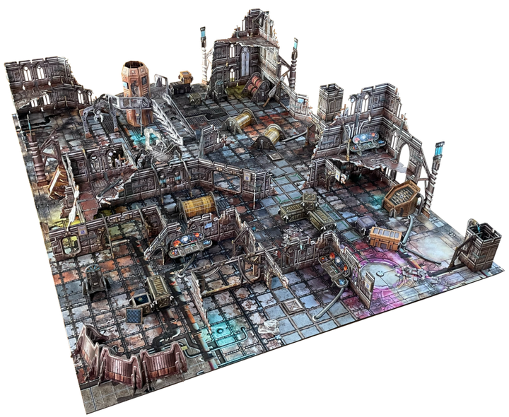Apokaliptyczna metropolia BattleSystems Gothic Cityscape (5060660093205) - obraz 1