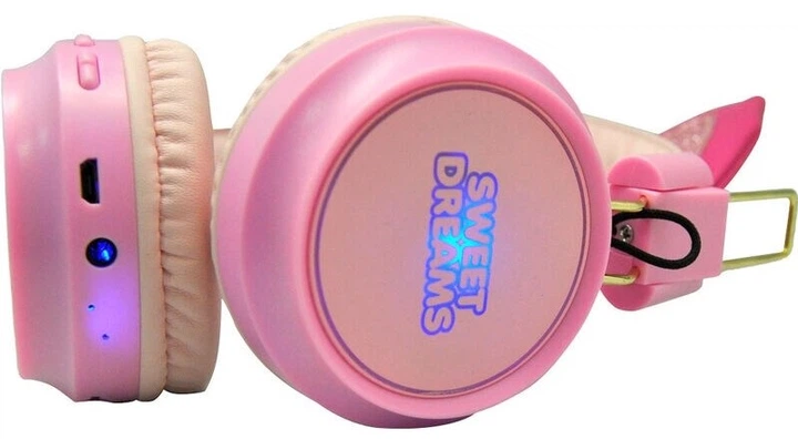 Bezprzewodowe słuchawki nauszne Kids Euroswan Sweet Dreams Jednorożec (8435507868945) - obraz 3