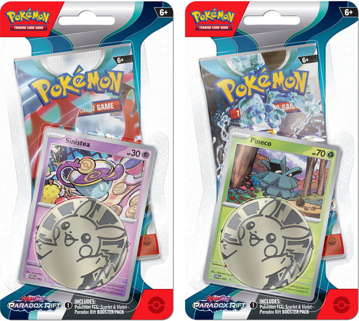 Dodatek do gry Pokemon Company International Pokémon TCG Scarlet & Violet Paradox Rift Checklane Blister Box 16 szt (820650874062) - obraz 1