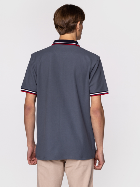 Koszulka polo męska Lee Cooper FALCON-2434 2XL Ciemnoszara (5904347391980) - obraz 2