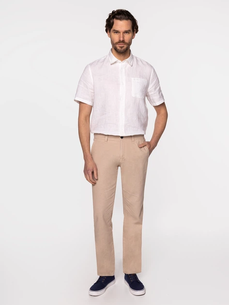 Spodnie chinosy męskie Lee Cooper GALATA-3600 33-32 Beżowe (5904347387099) - obraz 3