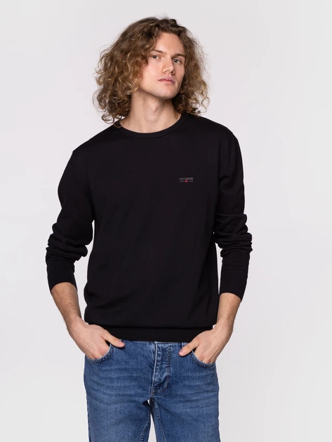 Джемпер чоловічий Lee Cooper ANDY-ORGANIC XL Чорний (5904347387624) - зображення 3