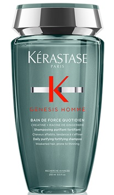 Szampon Kerastase Genesis Homme Bain De Force Quotidien 250 ml (3474637077525) - obraz 1