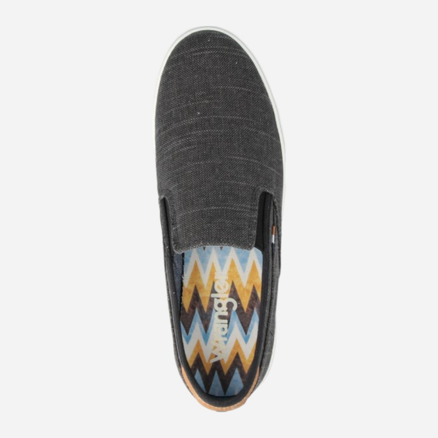Buty wsuwane męskie Wrangler Calypso Low 20241032.25Y 45 29.5 cm Czarne (5400821973241) - obraz 6