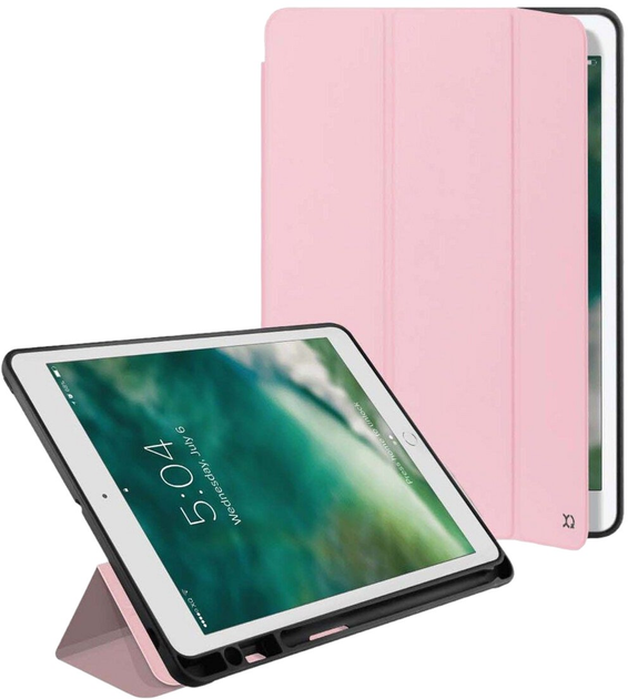 Чохол-книжка Xqisit NP Piave Pencil Holder для Apple iPad 10.2 Pink Metallic (4029948222653) - зображення 2