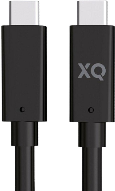 Кабель Xqisit NP E-Mark USB Type-C - USB Type-C 1.5 м Black (4029948221472) - зображення 1