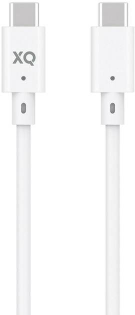 Kabel Xqisit NP E-Mark USB Type-C - USB Type-C 1.5 m White (4029948221427) - obraz 1