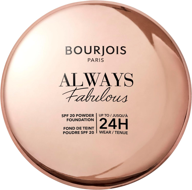 Puder matujący Bourjois Always Fabulous SPF 20 100 Rose Ivory mineralny 7 g (3616305133038) - obraz 3