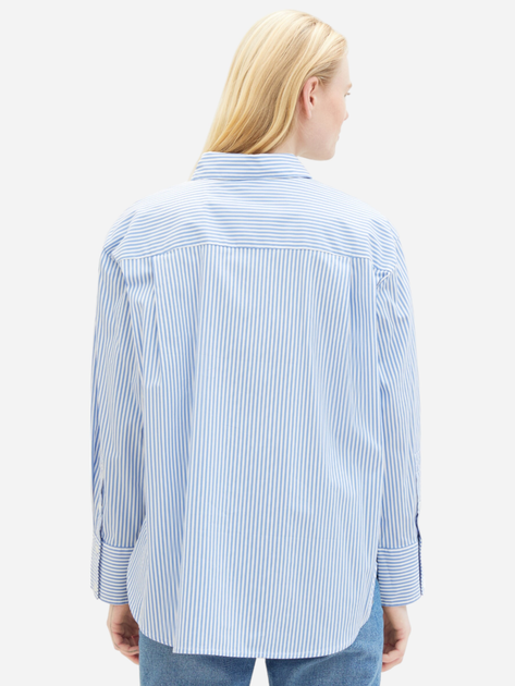 Сорочка жіноча Tom Tailor 1040551 XS Блакитна (4067672192033) - зображення 2