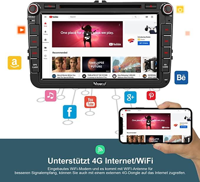 Автомобильный радиоприемник VANKU CAR MULTIMEDIA INTELLIGENT SYSTEM