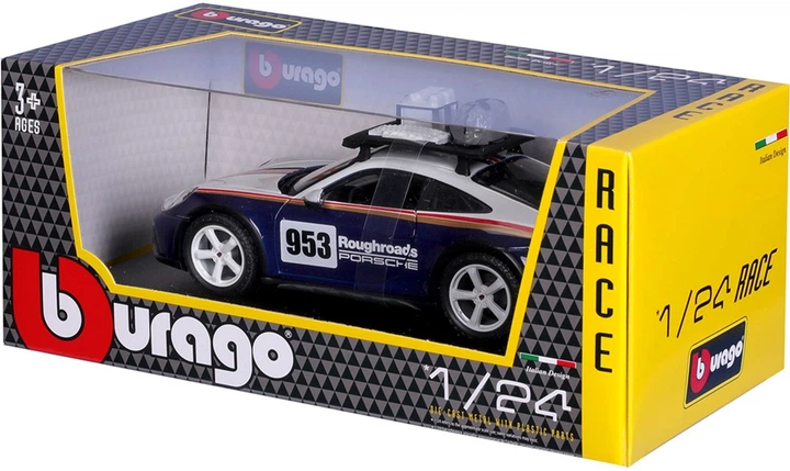 Автомодель Bburago Porsche 911 Dakar 1:24 (4893993280292) - зображення 6