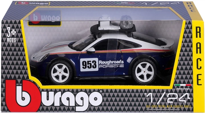 Автомодель Bburago Porsche 911 Dakar 1:24 (4893993280292) - зображення 7